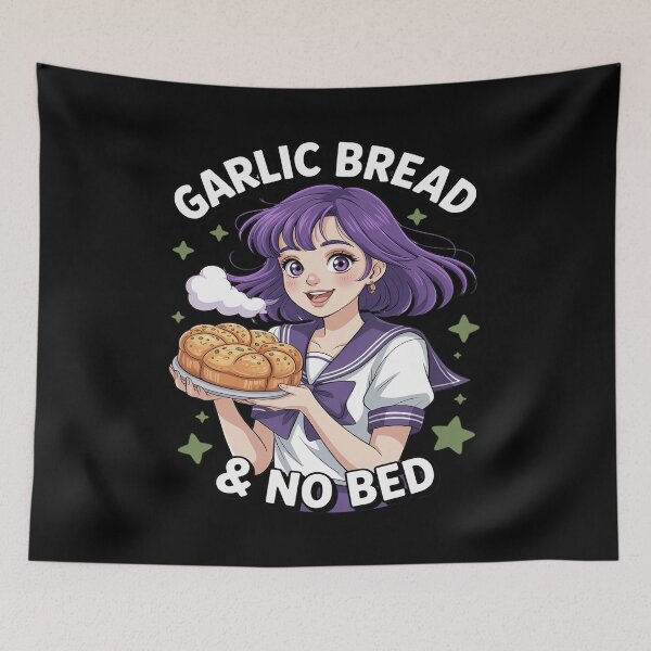 Item preview, Ace Pride Garlic Bread No Bed Cool Asexual LGBTQ+ designed and sold by petrichorsworld.