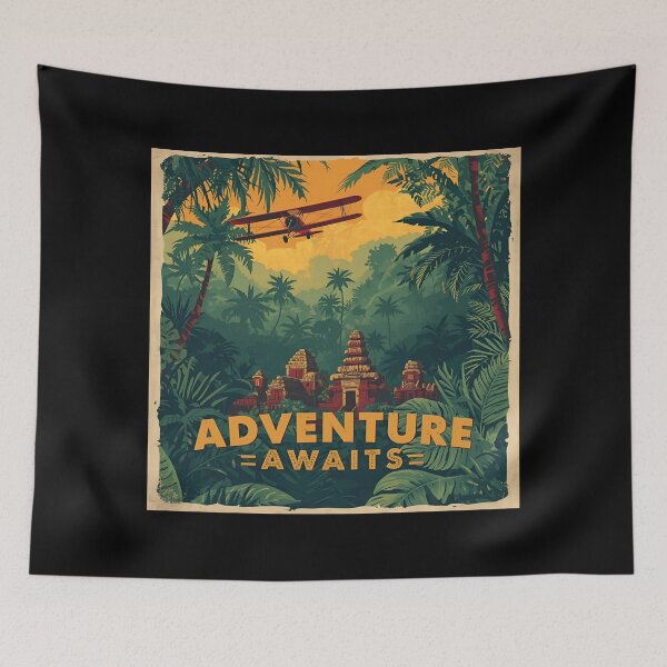 Item preview, Vintage City Explorer Travel Poster designed and sold by ChicTrendz.