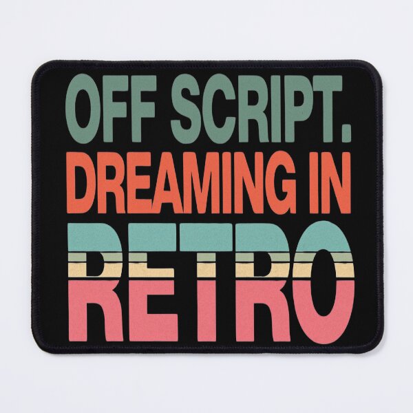 Item preview, Off Script – Retro Bold Typography designed and sold by MODENESTY.