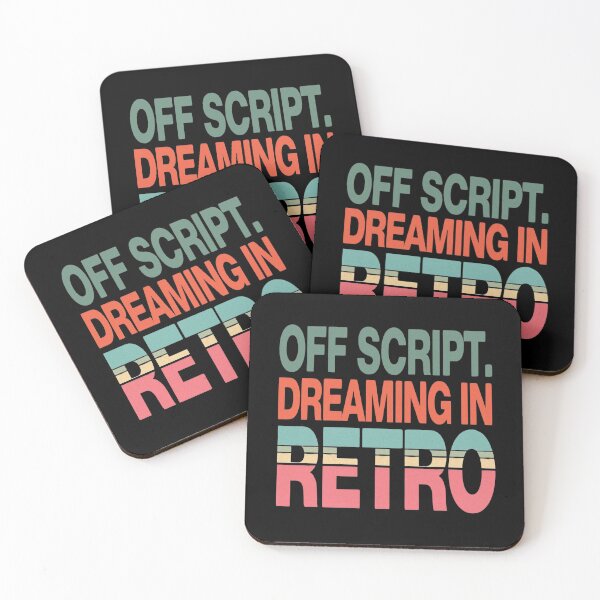 Item preview, Off Script – Retro Bold Typography designed and sold by MODENESTY.