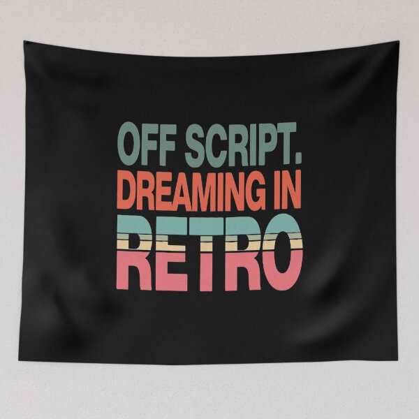 Item preview, Off Script – Retro Bold Typography designed and sold by MODENESTY.