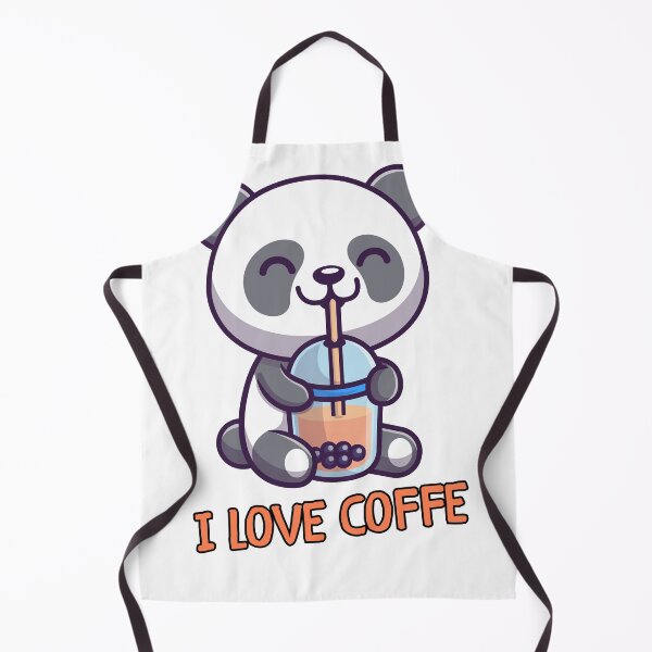 Item preview, I Love Coffee Panda Illustration designed and sold by YANKICREATIVE.