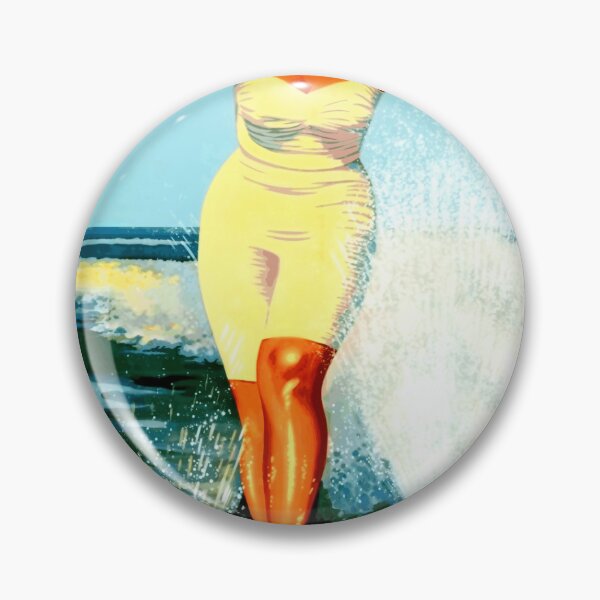 Item preview, Vintage Cádiz Travel Poster | 1955 Water Skiing Art | Mid-Century Modern Decor & Retro Beach Vacation | Summer Holiday Print designed and sold by artofuniverse.