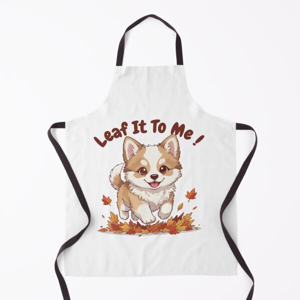 Item preview, Leaf It To Me Icelandic Sheepdog Dog Running in Fall Leaves Cute Autumn designed and sold by The Real Life Symphony.