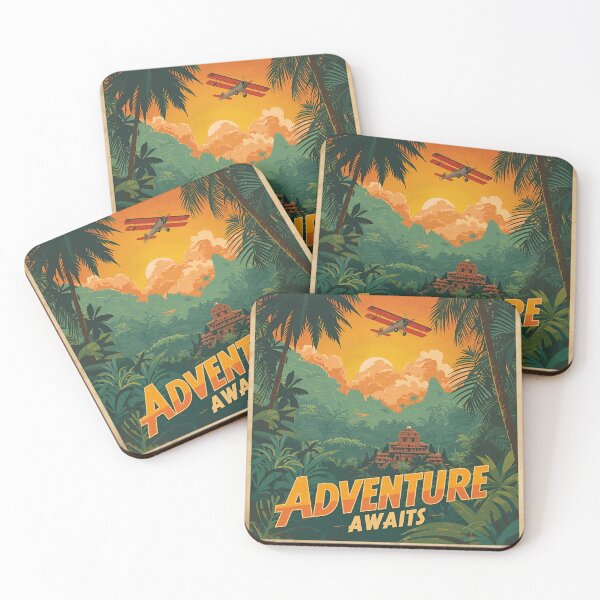 Item preview, Retro Arctic Expedition Adventure Poster designed and sold by ChicTrendz.