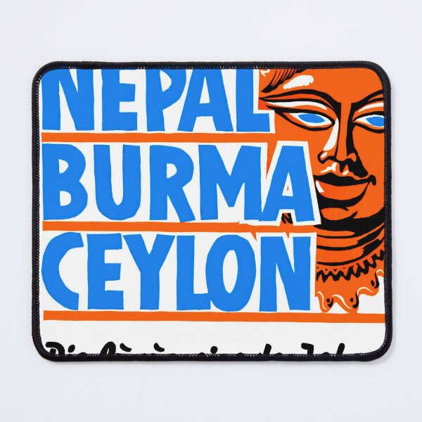 Item preview, Vintage South Asia Travel Poster | Luxury Trip of the Year | India Nepal Burma Ceylon | Mid-Century Art & Decor designed and sold by artofuniverse.