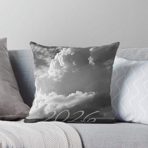 Item preview, 2026 Calendar-Black and White Clouds designed and sold by Demetria Matthews.