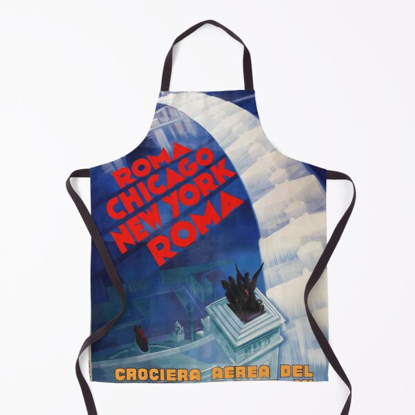 Item preview, Vintage Art Deco Poster | 1933 Rome to Chicago Air Cruise | Martinati Design | Aviation History & Italian Fascination designed and sold by artofuniverse.