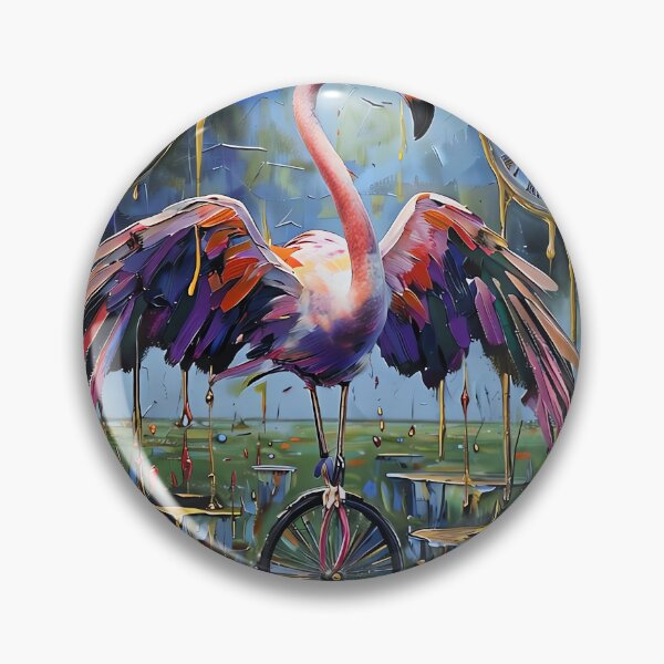 Item preview, Time Traveler Flamingo designed and sold by ONYX Pixee.
