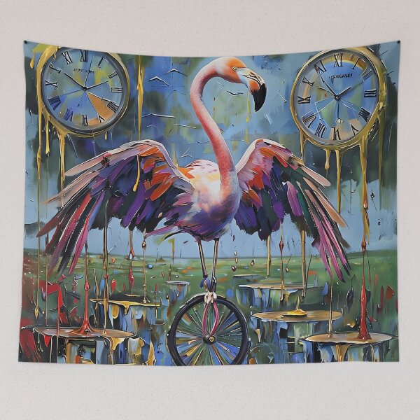 Item preview, Time Traveler Flamingo designed and sold by ONYX Pixee.