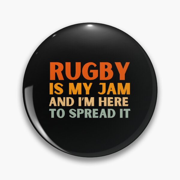 Item preview, Rugby Is My Jam Funny Colorful Rugby Player designed and sold by StrideSuccess.