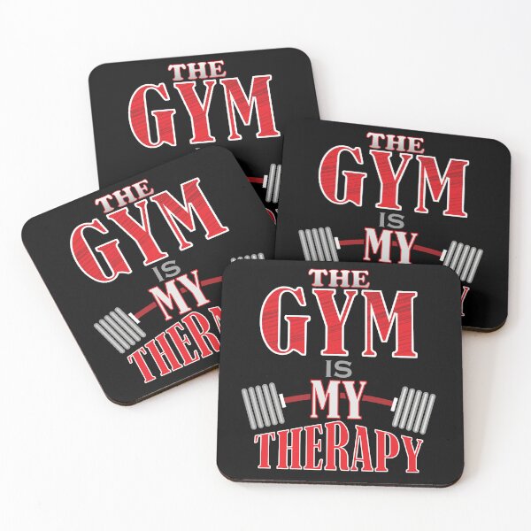 Item preview, The Gym is My Therapy designed and sold by The Soul Bee.
