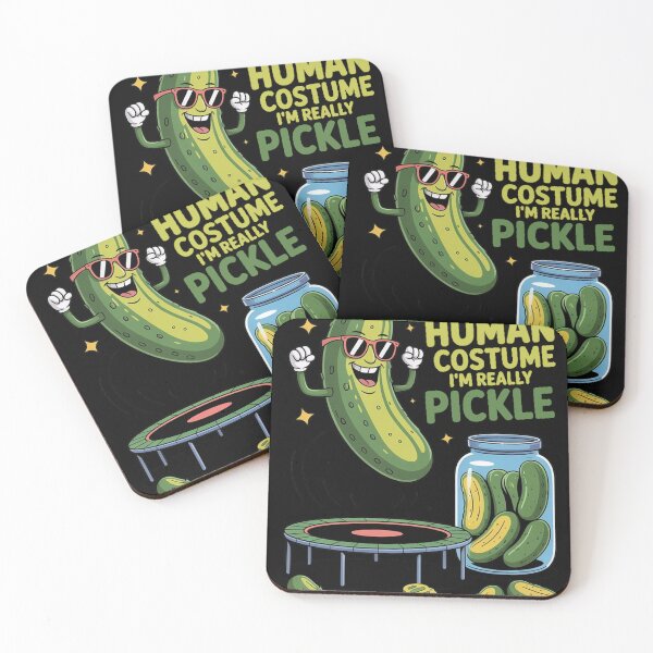 Item preview, This Is My Human Costume I’m Really a Pickle – Funny Pickle Costume Design designed and sold by Tomasz  Siennicki.