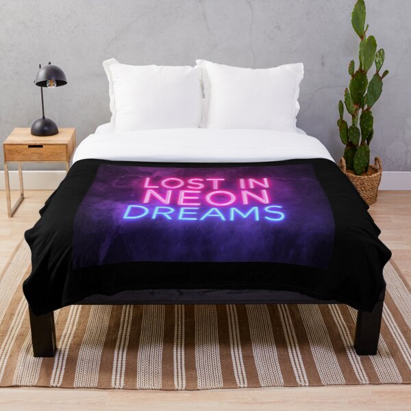 Aperçu de l'œuvre Perdu dans les rêves de néon – Esthétique rétro vaporwave créée et vendue par MODENESTY.