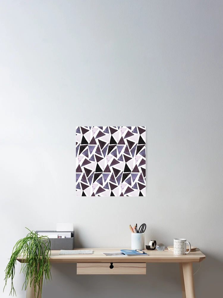 Thumbnail 2 of 3, Poster, Triangles7 designed and sold by Design4uStudio.