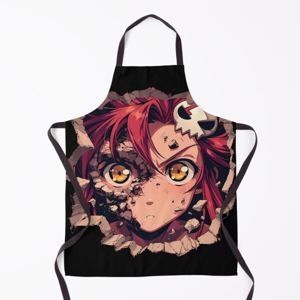 Item preview, Yoko Littner Gurren Lagann Anime Face Framed By Cracked Stone Halo designed and sold by TorbenKuhano.