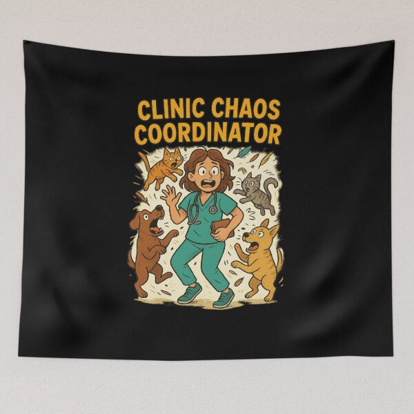 Item preview, Veterinary Technician - clinic chaos coordinator designed and sold by DamioPolArt.