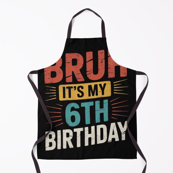 Aperçu de l'œuvre Mec, c'est mon 6e anniversaire, j'ai 6 ans, 6 ans créée et vendue par THagBlue.