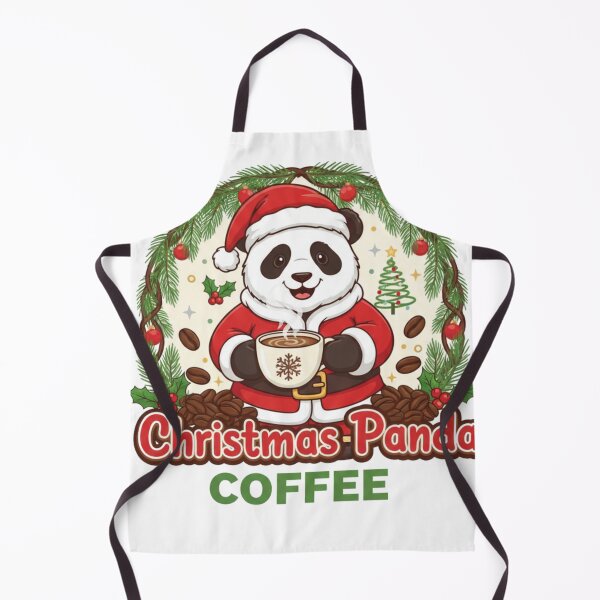Item preview, Cute Christmas Panda Santa Coffee - Festive Holiday Bear Mug Design designed and sold by Wear Sculpt.