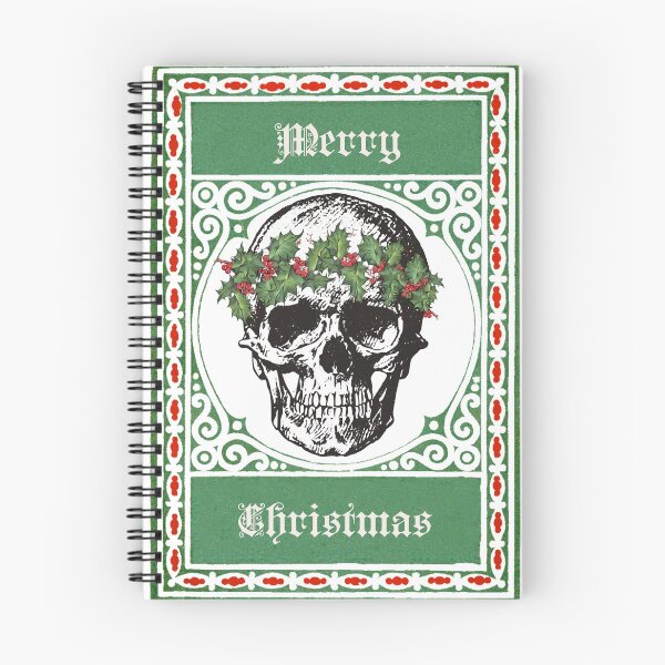 Item preview, Christmas Skull 'Hail Santa' Ho Ho Ho designed and sold by SibleyArtMedia.