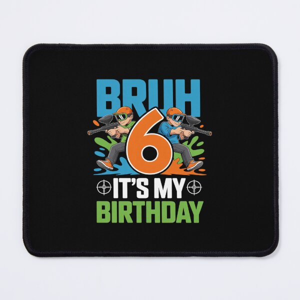 Item preview, Bruh It's My 6th Birthday Paintball 6 Year Old Bday Boy designed and sold by THagBlue.