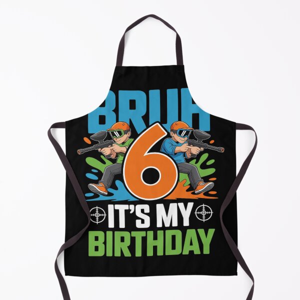 Item preview, Bruh It's My 6th Birthday Paintball 6 Year Old Bday Boy designed and sold by THagBlue.