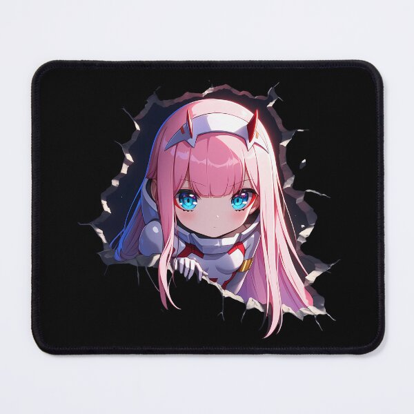 Item preview, Zero Two Peeking Darling In The Franxx Anime Girl Pink Haired Pilot designed and sold by TorbenKuhano.