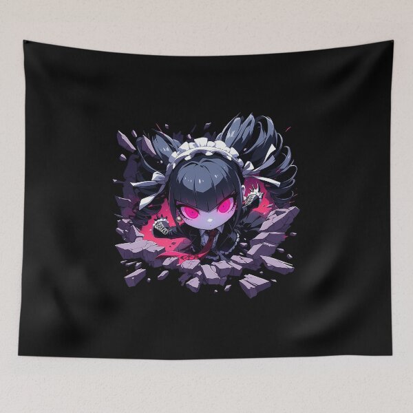 Item preview, Celestia Ludenberg Peeking Danganronpa Anime Girl Gothic Queen Aura designed and sold by TorbenKuhano.