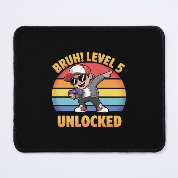 Item preview, Bruh Level 5 Unlocked 5 Year Old Birthday Boy Dabbing designed and sold by THagBlue.