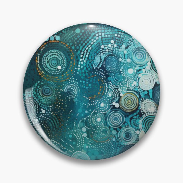 Item preview, Aboriginal Inspired Dot Art - Local Pond designed and sold by GrinGalore.