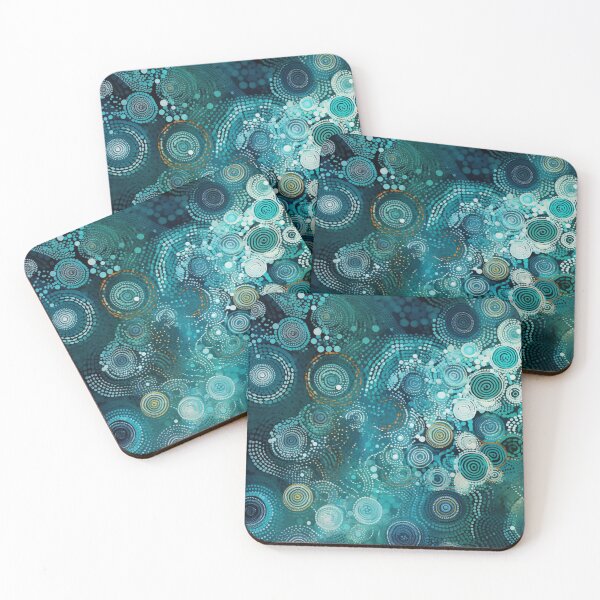 Item preview, Aboriginal Inspired Dot Art - Local Pond designed and sold by GrinGalore.