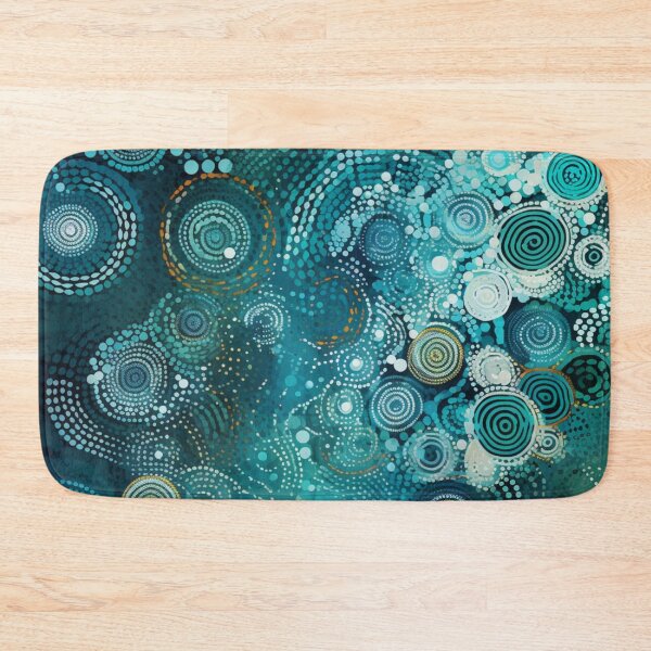 Item preview, Arte de puntos de inspiración aborigen - Estanque local designed and sold by GrinGalore.