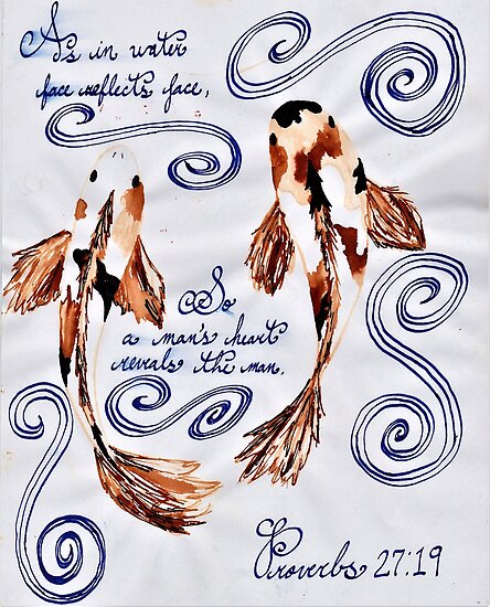 two-proverbs-koi-fish-poster-by-dragoonskee-redbubble