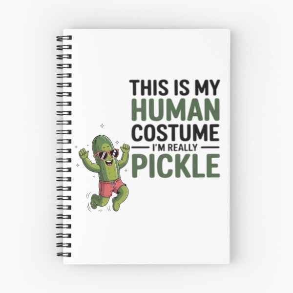 Item preview, This Is My Human Costume I’m Really a Pickle – Funny Pickle designed and sold by Tomasz  Siennicki.