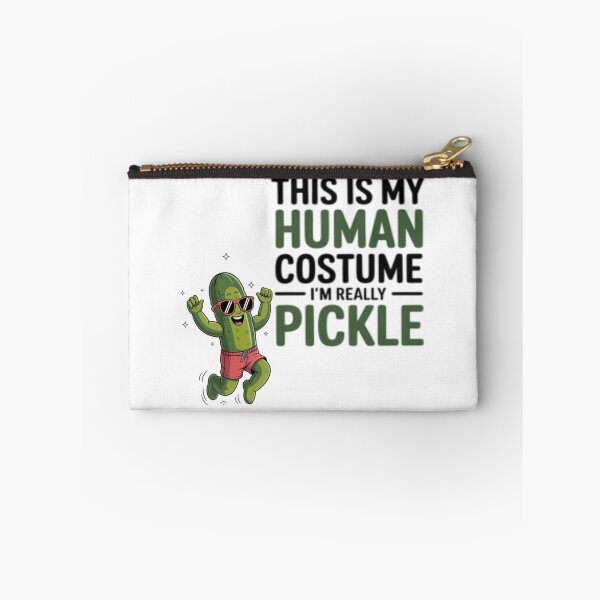 Item preview, This Is My Human Costume I’m Really a Pickle – Funny Pickle designed and sold by Tomasz  Siennicki.