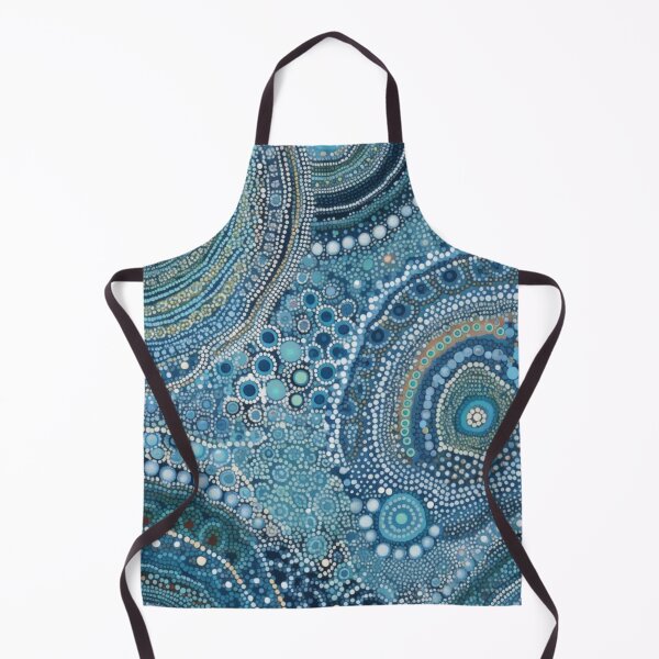 Item preview, Aboriginal Inspired Dot Art - Water Terrain designed and sold by GrinGalore.