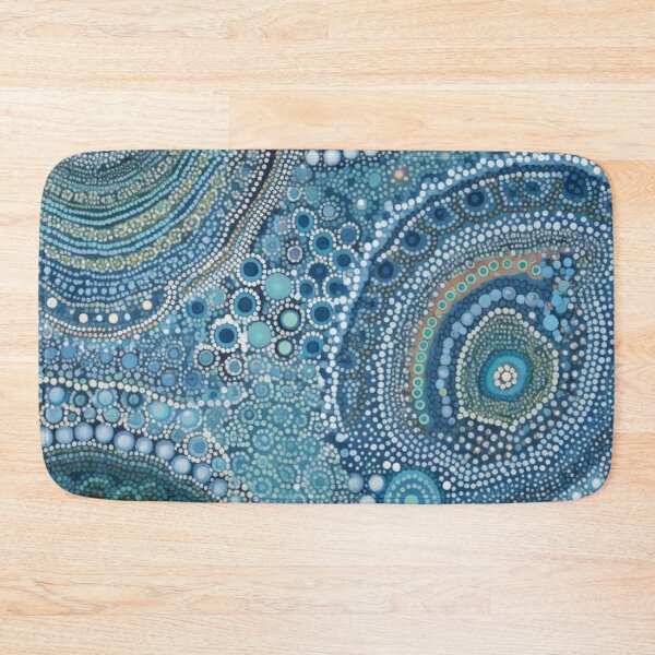 Item preview, Aboriginal Inspired Dot Art - Water Terrain designed and sold by GrinGalore.