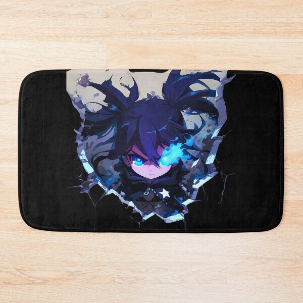 Item preview, Black Rock Shooter Peeking Blue Flame Girl Anime designed and sold by TorbenKuhano.