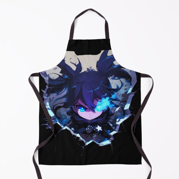 Item preview, Black Rock Shooter Peeking Blue Flame Girl Anime designed and sold by TorbenKuhano.