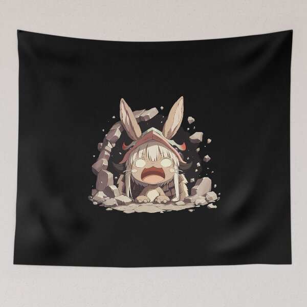 Item preview, Nanachi Peeking Furry Creature Made In Abyss Anime designed and sold by TorbenKuhano.