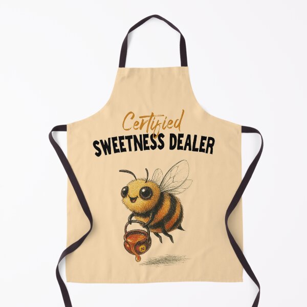 Item preview, Certified Sweetness Dealer – Cute Bee Design designed and sold by NOYO-BRAND.
