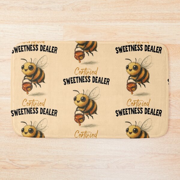 Item preview, Certified Sweetness Dealer – Cute Bee Design designed and sold by NOYO-BRAND.