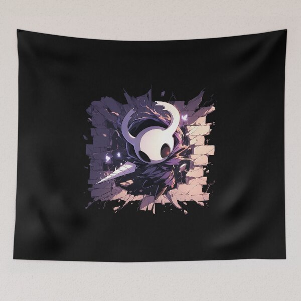 Item preview, Hollow Knight Peeking Through Wall Game Character Chibi designed and sold by TorbenKuhano.