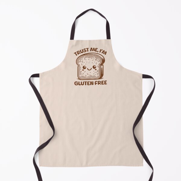 Item preview, Trust Me, I'm Gluten Free Smiling Bread Funny Gluten Allergy Humor designed and sold by KLArtzStore.