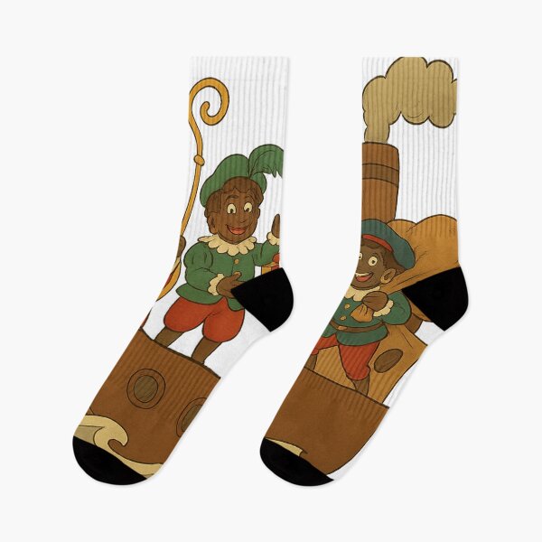 Item preview, Sinterklaas op de Stoomboot – Warme Feestdagen Illustratie designed and sold by snoezelstudio.