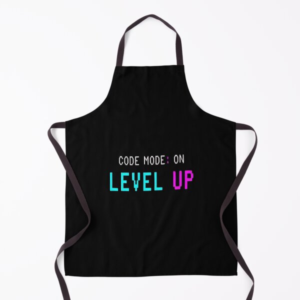 Item preview, Code Mode: ON – Funny Programmer & Geek Quote Level Up – Gaming & Nerd Culture Design designed and sold by MODENESTY.