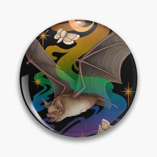 Item preview, Rainbow Pride LGBTQ Queer Goblincore Bat Furry Therian designed and sold by Veymoth.
