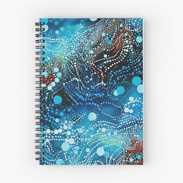 Item preview, Aboriginal Inspired Dot Art - Abstract Water designed and sold by GrinGalore.
