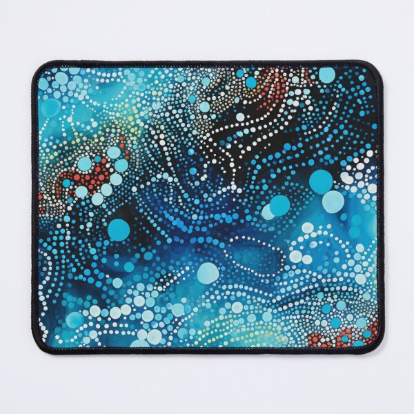 Item preview, Aboriginal Inspired Dot Art - Abstract Water designed and sold by GrinGalore.