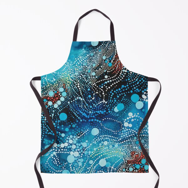 Item preview, Aboriginal Inspired Dot Art - Abstract Water designed and sold by GrinGalore.
